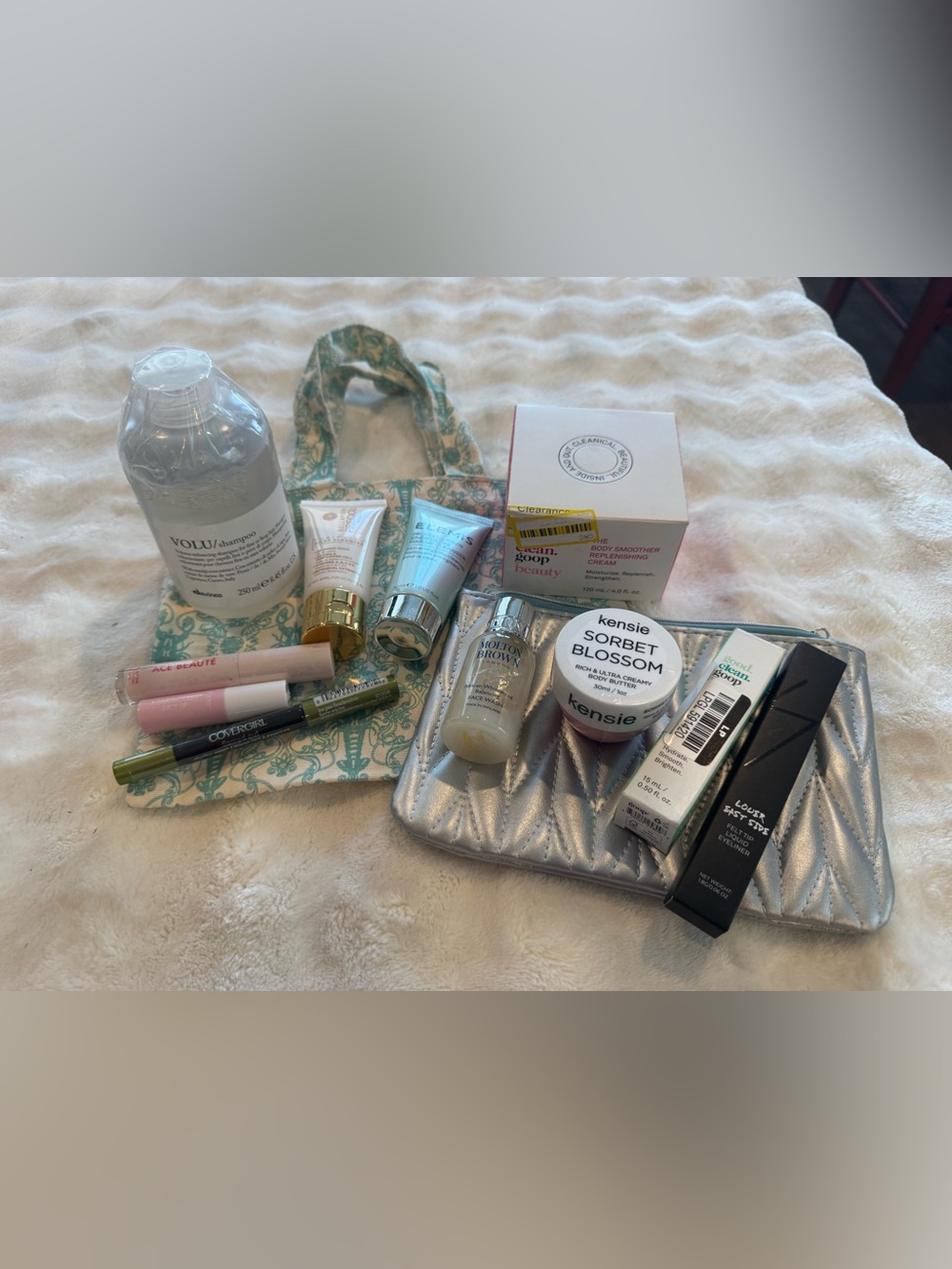 NEW Skincare, makeup, hair care bundle with two bags